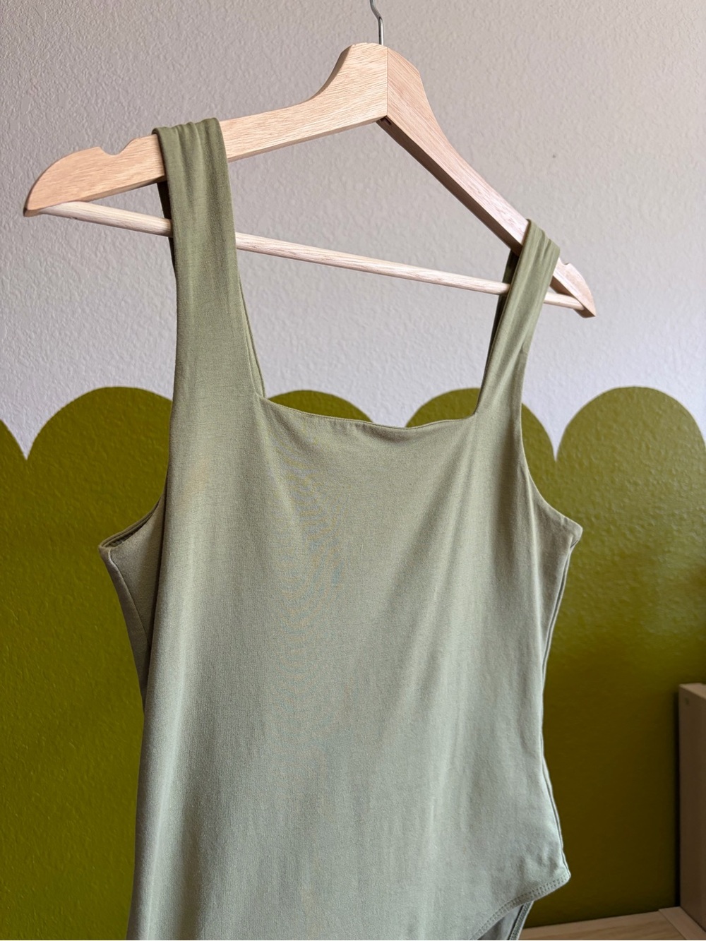 Olive Green Women's Bodysuit Tank Top